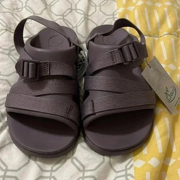 Chaco Chillos Sport Sparrow Purple Slide Sandals - Picture 3 of 8